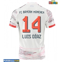 Bayern Munich Luis Diaz #14 Auswärtstrikot 2025-26 Kurzarm